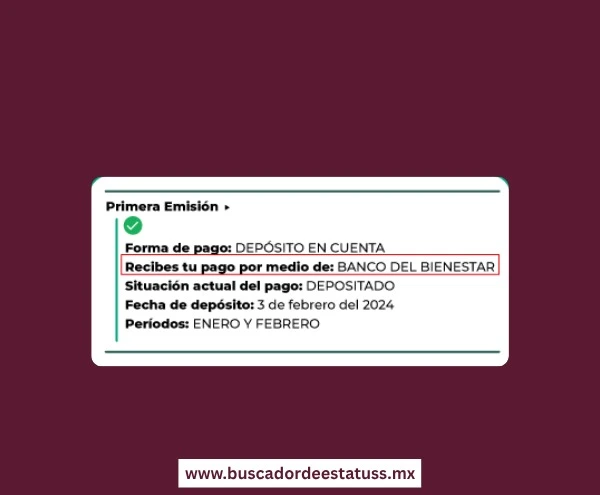 Banco del binester, consultar beca benito juarez, estatus beca bienestar

